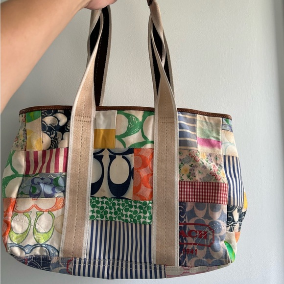 Coach Patchwork multicolor bag - Picture 6 of 15